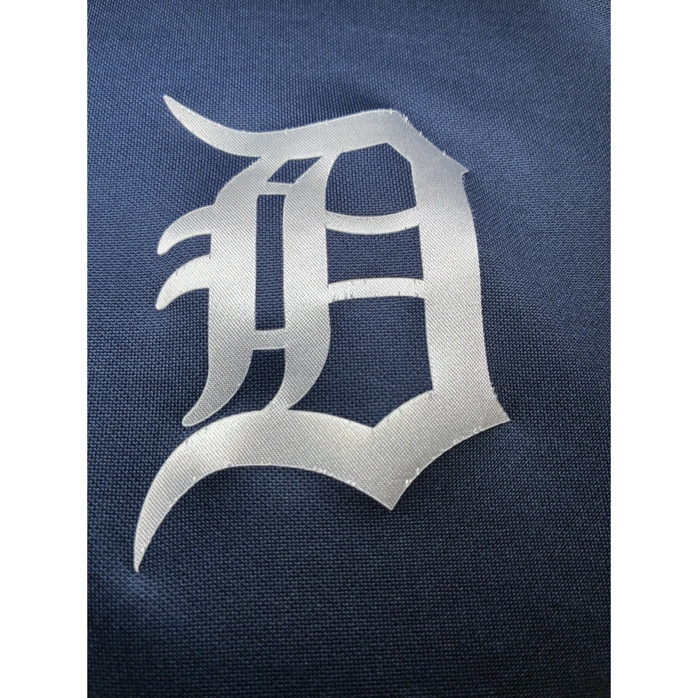 Detroit Tigers Nike Dri-FIT Polo Shirt Mens Large Navy Blue MLB Baseball - Picture 2 of 11